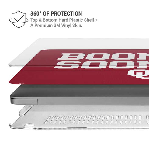 University of Oklahoma Boomer Sooner MacBook Pro 14in (2021-24) Case plus Skin
